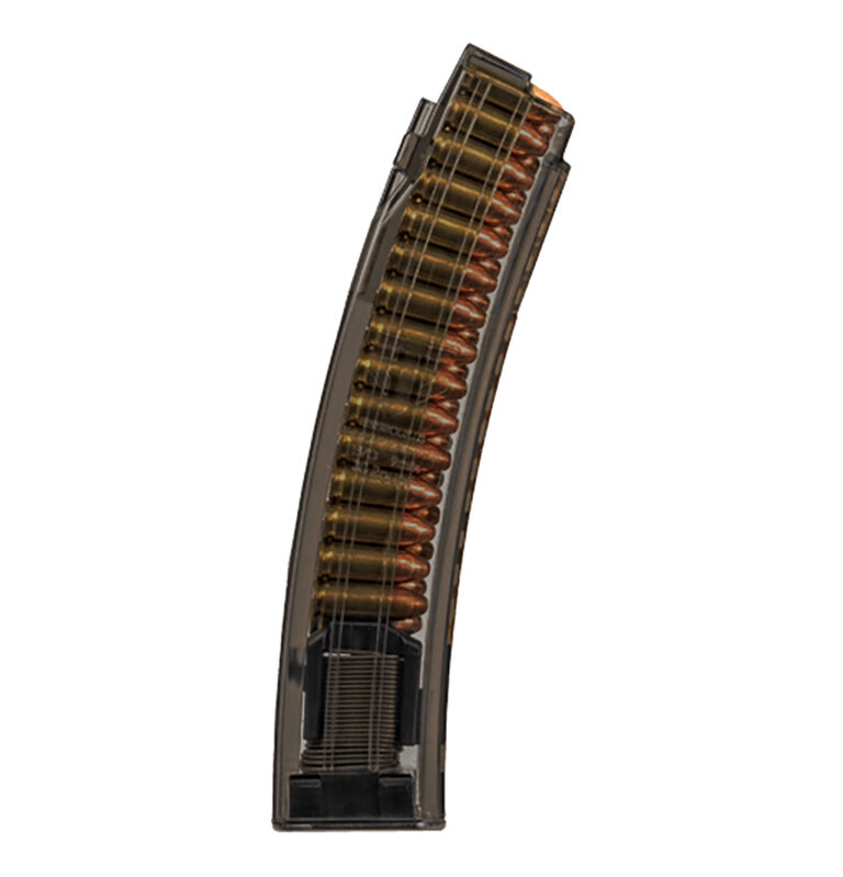 ETS FOR CZ SCORPION EVO FITS THE NEW 3+ Model 30RD 9MM MAG CARBON SMOKE