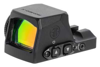 Sig Sauer Electro-Optics SORX1090 Romeo-X Pro Black 1x24mm 6MOA Green Dot Reticle RX Footprint Mount