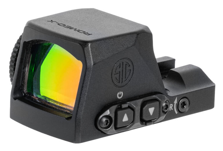 Sig Sauer Electro-Optics SORX1090 Romeo-X Pro Black 1x24mm 6MOA Green Dot Reticle RX Footprint Mount