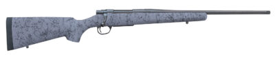 Howa HHSSL308GRY 1500 Superlite Gen2 Full Size 308 Win 3+1 20″ Black Threaded Barrel, Matte Blue Steel Drilled & Tapped Receiver, Gray w/Black Webbing HS Precision Synthetic Stock, Right Hand
