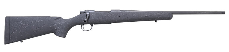 Howa HHSSL708BLK 1500 Superlite Gen2 Full Size 7mm-08 Rem 3+1 20" Black Threaded Barrel, Matte Blue Steel Drilled & Tapped Receiver, Black w/Black Webbing HS Precision Synthetic Stock, Right Hand