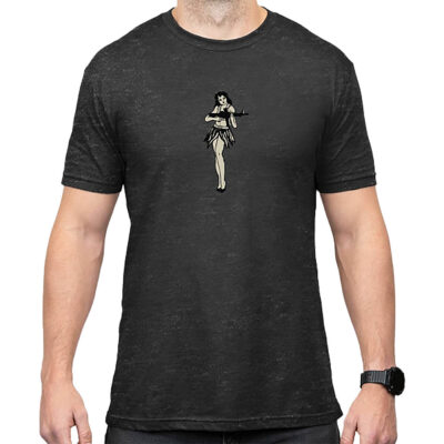 Magpul MAG1117-010-XL Hula Girl CVC  Charcoal Gray Cotton/Polyester Short Sleeve XL