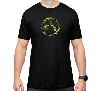 MAGPUL WOODLND CAM ICON TSHRT BLK M