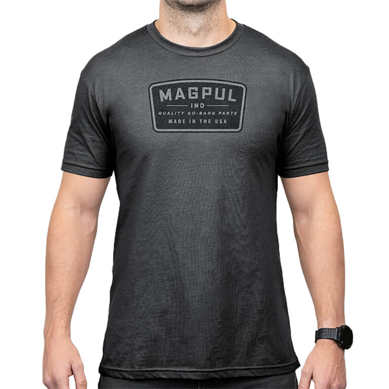 Magpul MAG1526-010-L Go Bang Parts Charcoal Gray Cotton/Polyester Short Sleeve Large