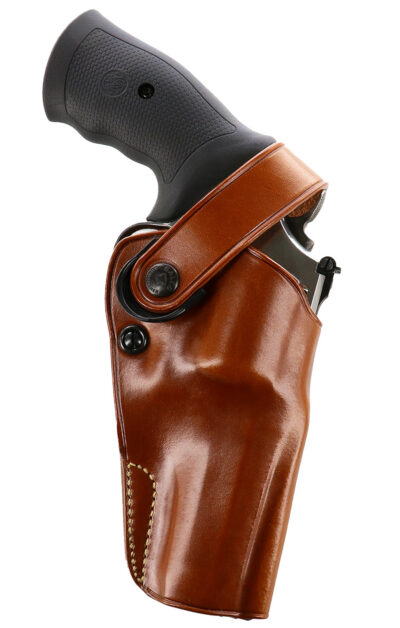 Galco DAO368 DAO Strongside/Crossdraw OWB Tan Steerhide Fits Colt Anaconda 4 1/4″ Right Hand