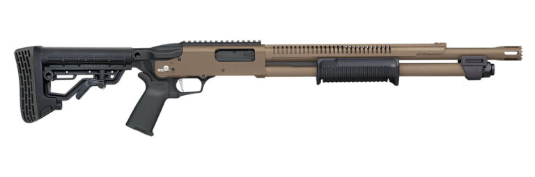 MOSSBERG 509R CERAKOTE 12G 3" SHOTGUN 18.5" STANDOFF W/ H.S., PIC RAIL, FDE 6+1RD