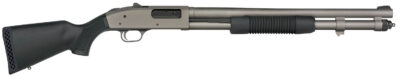 Mossberg 50796 590A1 NFA Pro 12 Gauge 3″ 5+1 20″ Tungsten Gray Cerakote Barrel & Drilled & Tapped Steel Receiver, Black Synthetic Stock