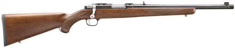 RUGER 77/44 44 MAG BOLT RIFLE, 16.6" BLUED T.B. BBL, WALNUT, 4RD