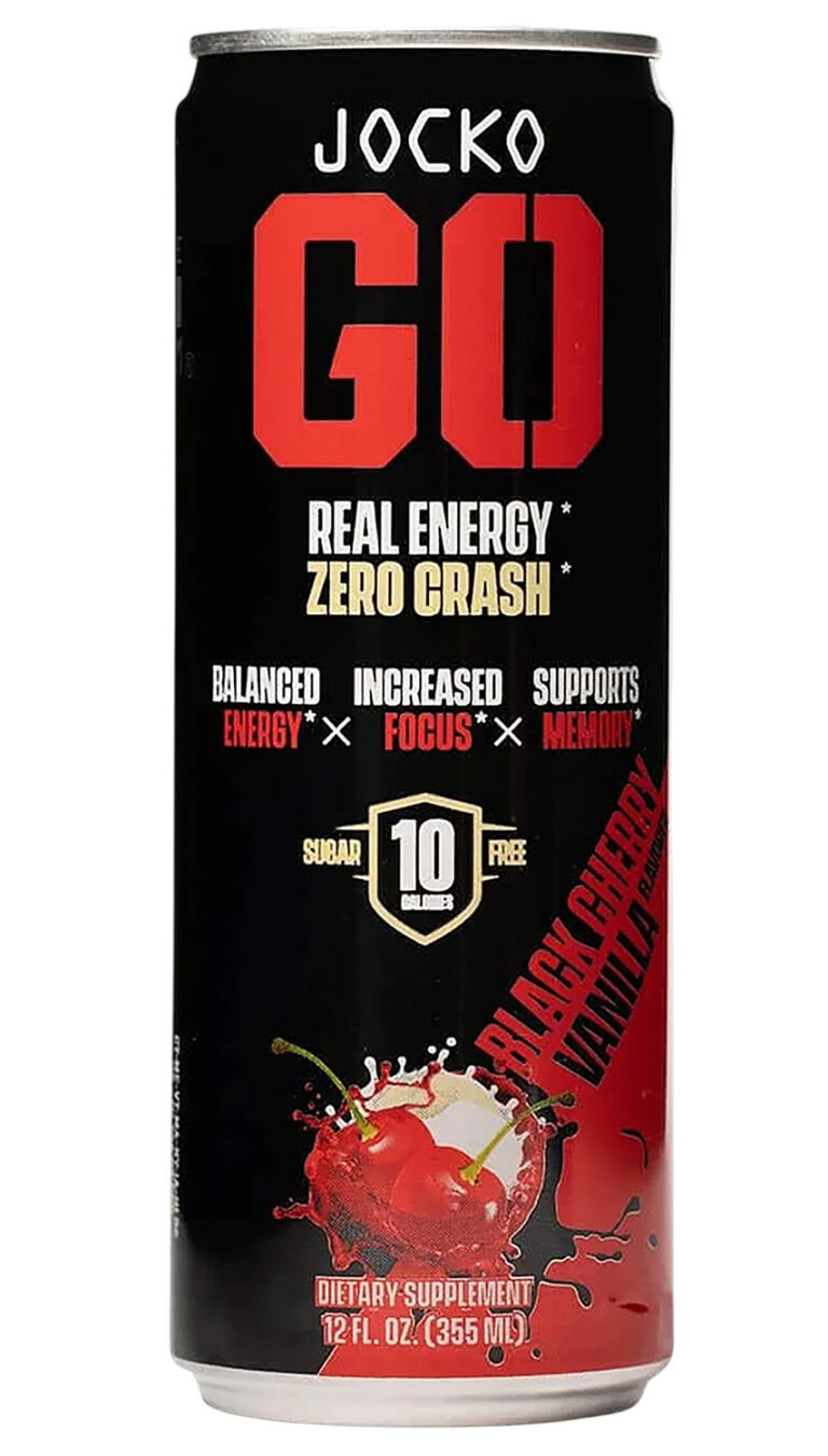 Jocko Fuel 29000 Black Cherry Vanilla Energy Drinks 12oz 12Pack