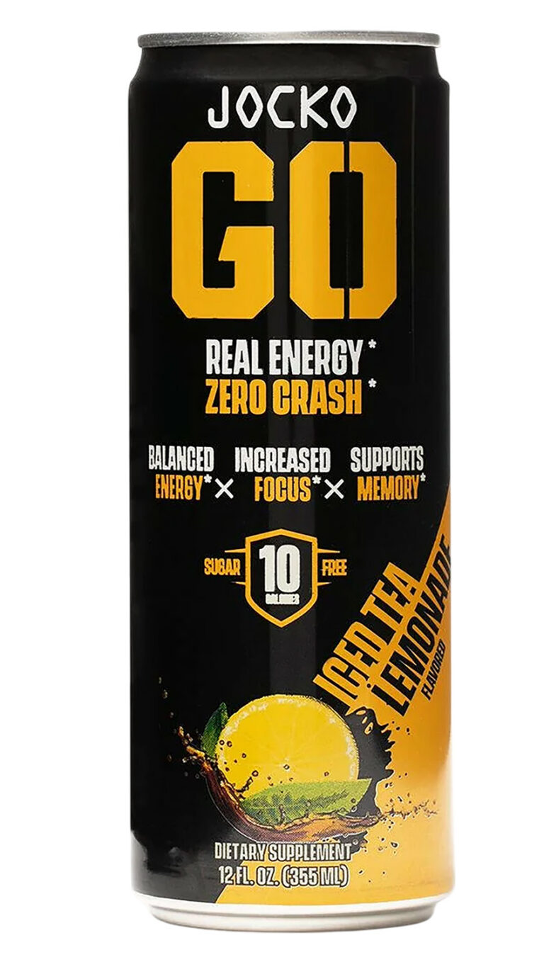 Jocko Fuel 29002 Iced Tea Lemonade Energy Drinks 12oz 12Pack