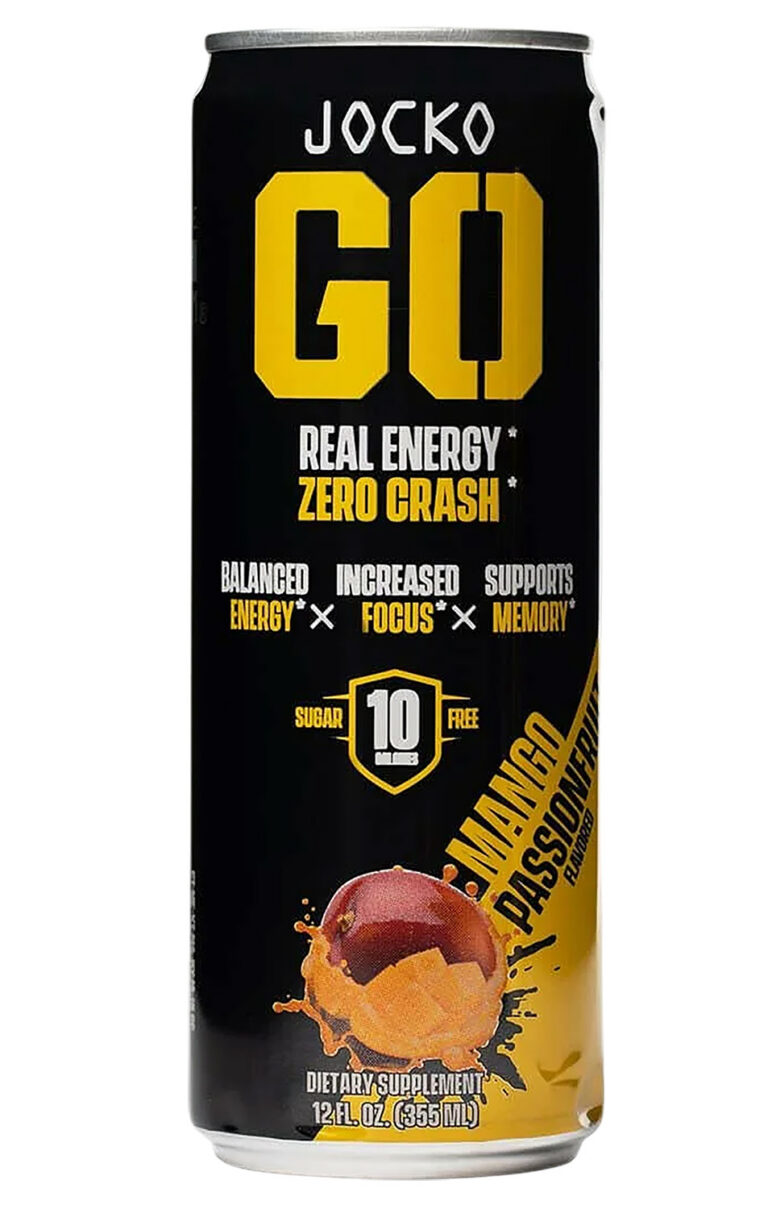 Jocko Fuel 29046 Mango Passionfruit Energy Drinks 12oz 12Pack