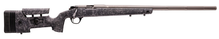 CVA PR5020N Endura LRH 45 Cal 26" Tungsten Cerakote Fluted Threaded Barrel, Drilled & Tapped Stainless Steel Receiver, Fixed Black w/Tungsten Webbing Synthetic Stock