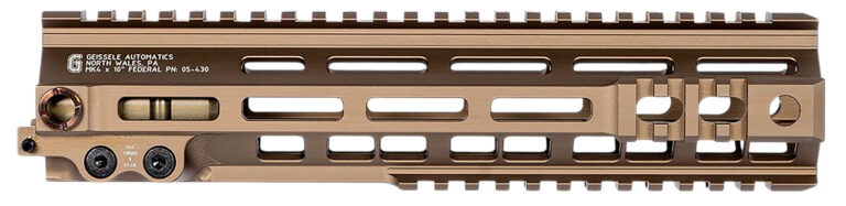 AR-15 MK4 FEDERAL SUPER MODULAR RAILS MK4 10'' FEDERAL SUPER MODULAR RAIL M-LOK DDC