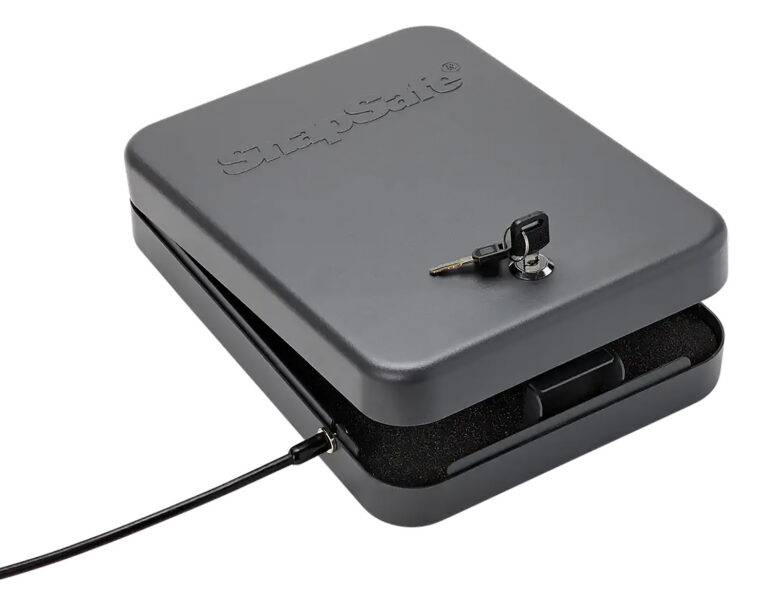 SnapSafe 75220 Lock Box  2XL Key Entry Black Steel 11.50" L x 8.50" W x 2.50" D