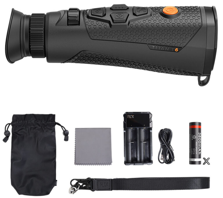 Rix Optics (visir Inc) RIXTITANT6 Titan T6 Thermal Black 35mm 640x480, 12 Microns 50 Hz Resolution Zoom 2.2x