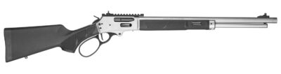 Smith & Wesson 14205 1854  30-30 Win 6+1 20″ Stainless Threaded Barrel, Stainless Steel Receiver s/Picatinny Rail, M-LOK Forend, Black Fixed Synthetic Stock