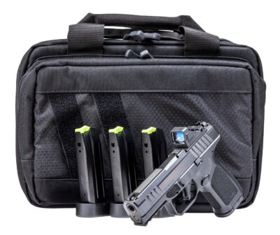 Rost Martin RM1C 9mm Pistol, Black, OSP, w/ Optic, 4 Mags (15/17rd), and Savior Range Bag