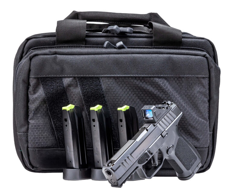 Rost Martin RM1C 9mm Pistol, Black, OSP, w/ Optic, 4 Mags (15/17rd), and Savior Range Bag
