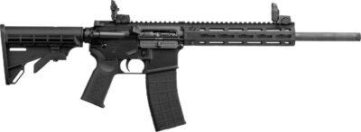 Tippmann Arms M4-22 LTE Rifle, .22LR, 16″, Black 1-25rd mag. flip up sights A101220