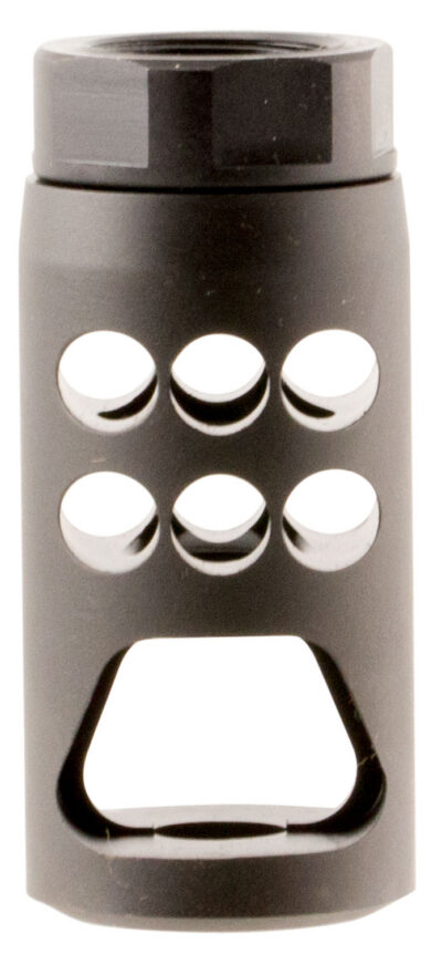 Ruger 90590 Hybrid Muzzle Brake Matte Black Steel 5/8″x24 Threads, 2.20″ OAL 1″ Diameter, 7.62x51mm NATO
