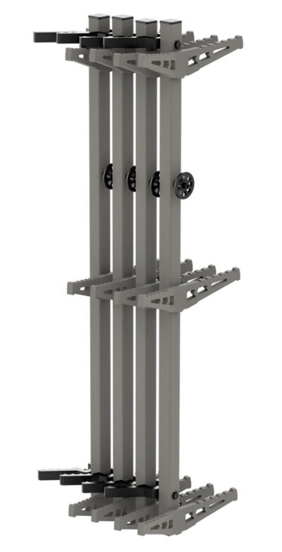 Novix/american Pride NX-4PCDW Double-Step Climbing Sticks Classic Aluminum 32″ Long 9″ Wide 4 Pack