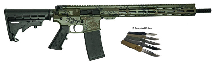GLFA GL15 LGRN-RIFLE BUNDLE 223 RIFLE LICHEN-GRN