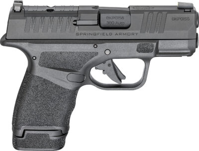 Springfield Armory HC931380BOSP Hellcat OSP Micro Compact 380 ACP 13+1 3″ Black Melonite Steel Barrel & Optic Ready/Serrated Slide, Black Polymer Frame w/Accessory Rail, Adaptive Texture Grip