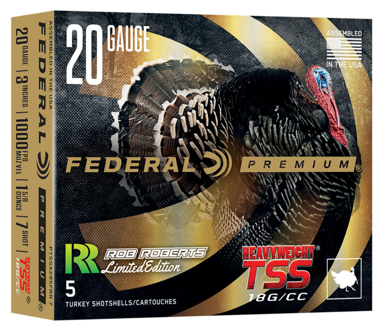Federal PTSSX295FRR7  Heavyweight TSS 20Gauge 3" 1 5/8oz Tungsten 7Shot 5 Per Box/10 Case