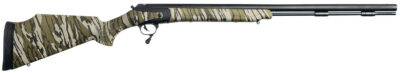 Thompson Center Arms Llc 2275R Triumph Muzzleloader 50 Cal Black Nitride Barrel & Receiver, Fixed FlexTech Mossy Oak Bottomland Synthetic Stock