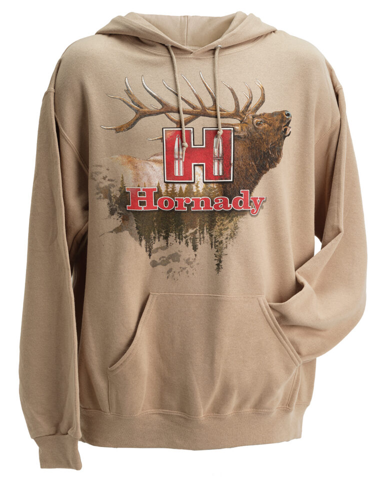 Hornady 99612S Elk Small Tan/Khaki Hoodie Poly-Cotton