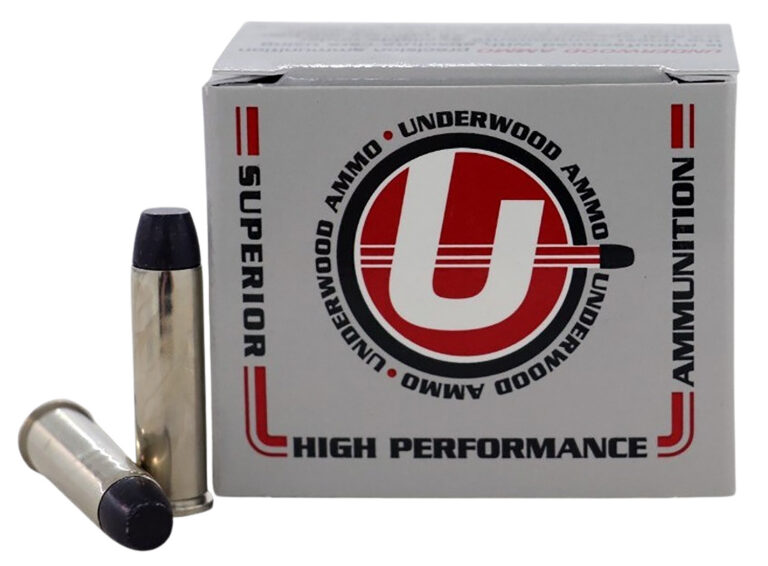 357 Magnum 180 Grain Lead Flat Nose Gas Check Ammo 20 Rnd