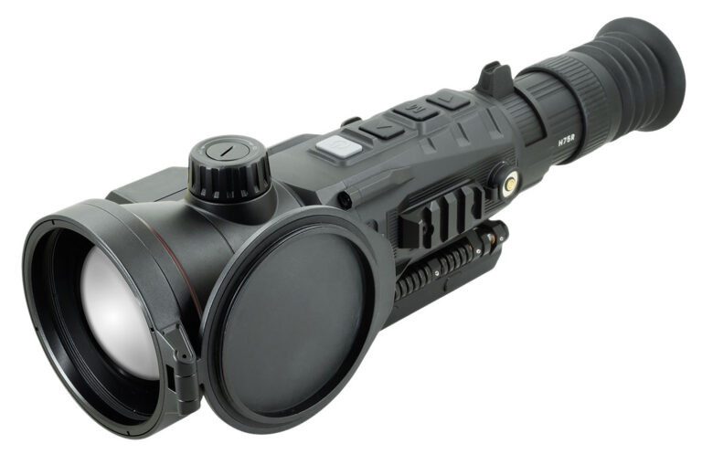 iRay USA RICO2H75R RIco 2 H75R LRF Thermal Weapon Sight Black 4x75mm Multi- 1 DIY/1 Dynamic/6 Static Reticle, 640x512, 12 Microns, 60 Hz Resolution, Zoom Digital 8x