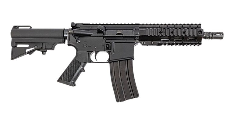 DPMS DP-15 KITTY KAT 5.56 7.5" A4 QUAD RAIL, CAR STYLE BRACE 1-30RD