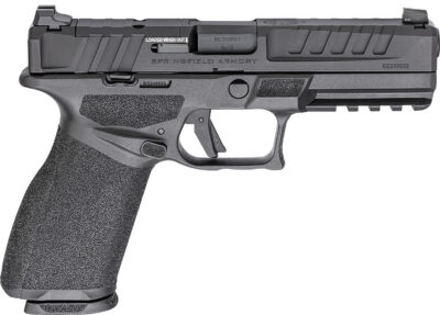 Springfield Armory EC9459BCAU Echelon *CA Compliant Full Size 9mm Luger 10+1 4.50″ Black Melonite Barrel & Steel Optic Ready/Serrated Slide, Black Polymer Frame w/Picatinny Rail, Textured Grip