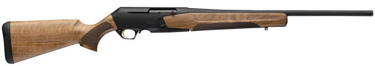 Browning 039008229 BAR MK4 Hunter 300 Win Mag 3+1 24" Matte Blued Fluted Barrel, Matte Blued Aluminum Alloy Drilled & Tapped Receiver, Grade II Turkish Walnut Adj Shim Stock