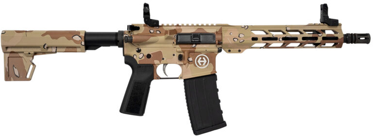 HI POINT HP15P 300BLK CHOCOLATE CHIP PISTOL 10.5" BBL, 9.5" MLOK BLADE/BRACE 1-30RD MAG