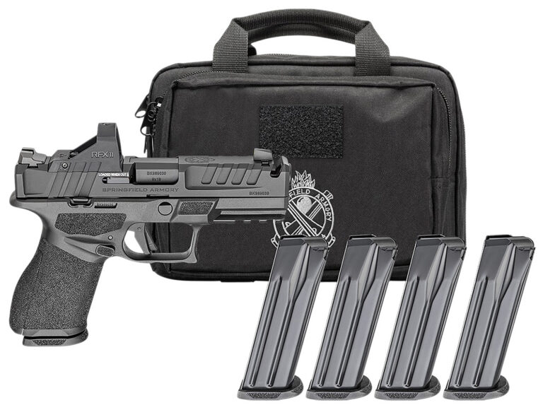 SPRINGFIELD ARMORY ECHELON COMP COMPACT FRAME 9MM 4IN BARREL 18RD BLACK U-DOT 4MAGS EC9409B-COMP-PAC