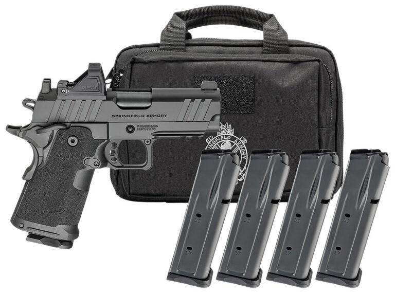 1911 DS PRODIGY AOS 9MM SEMI-AUTO HANDGUN GEAR PAC W/RFX11 1911 DS PRODIGY AOS 9MM LUGER 3.5''BBL (4)15RD MAG W/RFX11