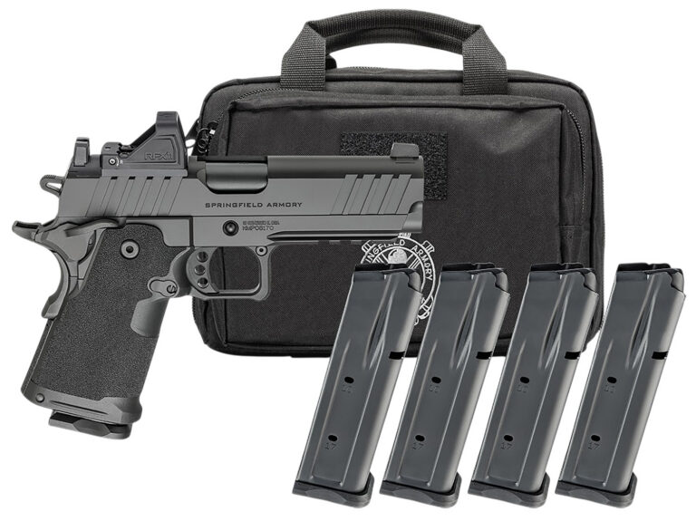 1911 DS PRODIGY AOS 9MM SEMI-AUTO HANDGUN GEAR PAC W/RFX11 1911 DS PRODIGY AOS 9MM LUGER 4.25''BBL (4)15RD MAG W/RFX11
