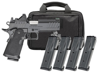 1911 DS PRODIGY AOS 9MM SEMI-AUTO HANDGUN GEAR PAC W/RFX11 1911 DS PRODIGY AOS 9MM LUGER 4.25”BBL (4)10RD W/RFX11