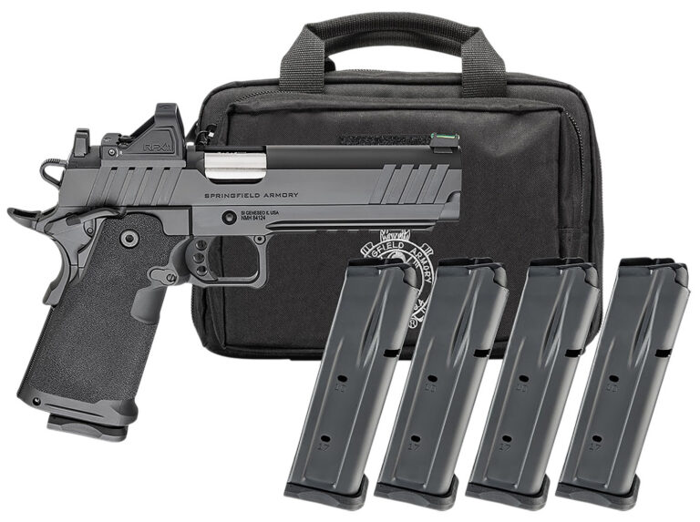 1911 DS PRODIGY AOS 9MM SEMI-AUTO HANDGUN GEAR PAC W/RFX11 1911 DS PRODIGY AOS 9MMLUGER 5''BBL (4)10RD W/VIRIDIAN RFX11