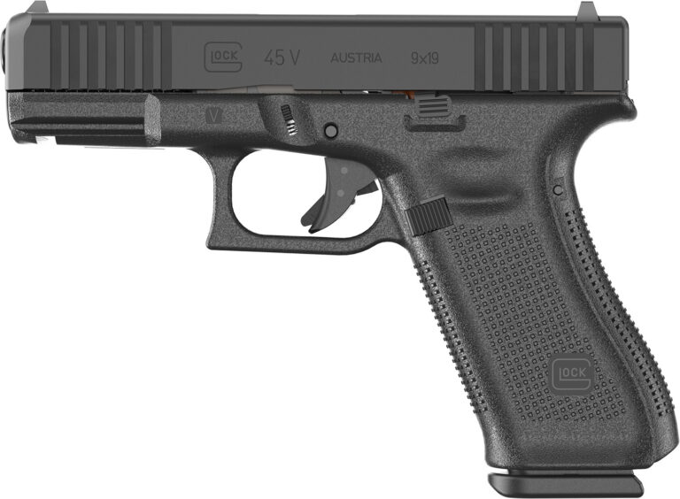 GLOCK 45 V 9MM 4.02IN BARREL BLACK 17RD FIXED SIGHTS PV4550203
