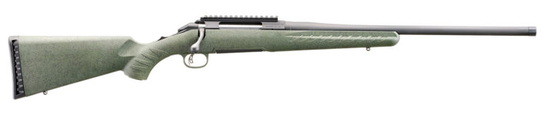 GLENFIELD MODEL A 270 WIN 20IN BARREL 4RD BLACK THREADED MOSS GREEN SPLATTER STOCK ADJ TRIGGER PICATINNY BASE 52003