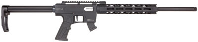Derya Firearms TM22.METAL.20 TM22 Metal 22 LR 10+1 20″ Black Threaded Barrel, Black Anodized Aluminum Receiver w/Picatinny Rail Receiver, Black Fixed Aluminum Stock, Black Polymer Grip