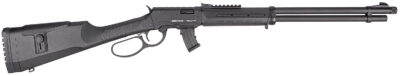 Derya Firearms TM22.LEVER.20 TM22 Lever 22 LR 10+1 20″ Black Threaded Barrel, Black Anodized Picatinny Rail Receiver, Black AG w/Extensions Polymer Buttstock