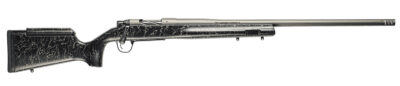 Christensen Arms 8010200101 Mesa Long Range 6.5 Creedmoor 4+1 16.25″ Tungsten Gray Cerakote Threaded Barrel & Steel Drilled & Tapped Receiver, Black w/Gray Webbing Adj Cheek Riser Polymer Stock