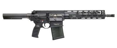 HK 81001052 MR762 A4 7.62x51mm 20+1 13″ Threaded Barrel, M-LOK Handguard, Black Receiver w/Picatinny Rail, Black Pistol Tube, Black Ergonomic Grip