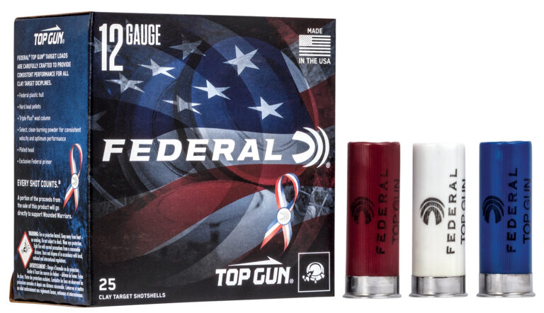 FED 12 GA 2 3/4 INCH 1 1/8OZ 8 USA 250TH 25 TGL12US 8USA