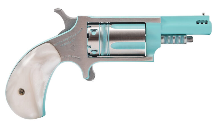 IRIS .22 Mag 1.63" SS/Turq Pearl Grips 5-rd