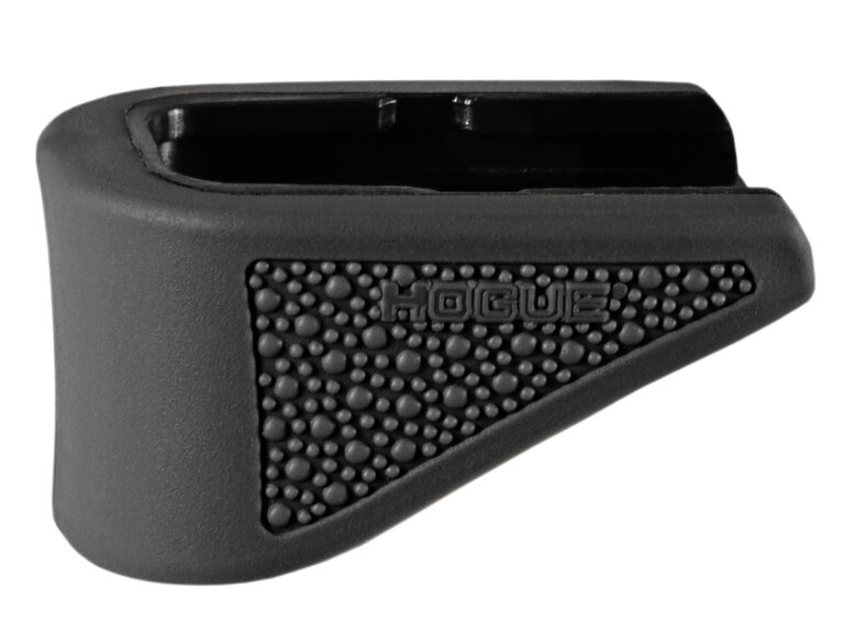 OVERMOLDED® GRIP EXTENSION PAD FOR GLOCK 42® 380ACP 6RD MAGAZINE OVERMOLDED GRIP EXT BASE PAD FOR GLOCK 42 .380 6RD MAGS BLK